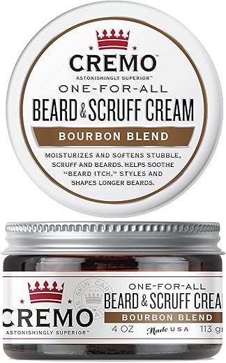 Cremo Beard And Scruff Cream - Bourbon