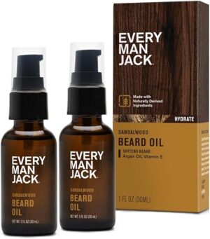 Every Man Jack Beard Oil – Sandalwood Fragrance Moisturizer