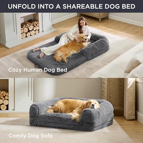 Bedsure Foldable Human Dog Bed For Adults - Image 3