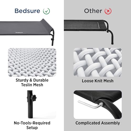 Bedsure XL Elevated Outdoor Dog Bed - Cooling Cot - Image 3