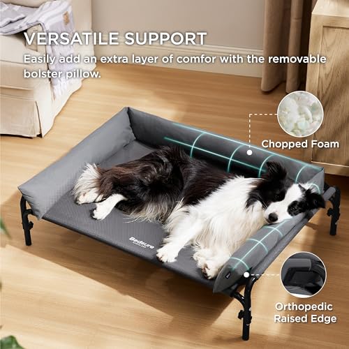Bedsure XL Elevated Outdoor Dog Bed - Cooling Cot - Image 4
