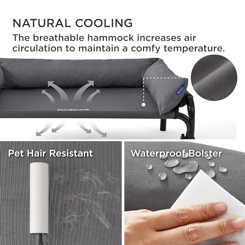 Bedsure XL Elevated Outdoor Dog Bed - Cooling Cot - Image 5