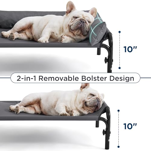 Bedsure XL Elevated Outdoor Dog Bed - Cooling Cot - Image 2
