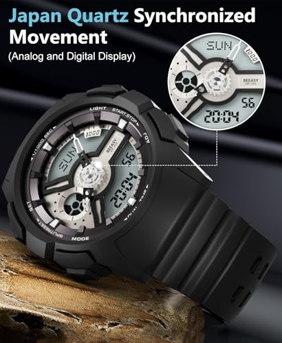 Beeasy Men's Waterproof Digital Sports Watch - Image 2