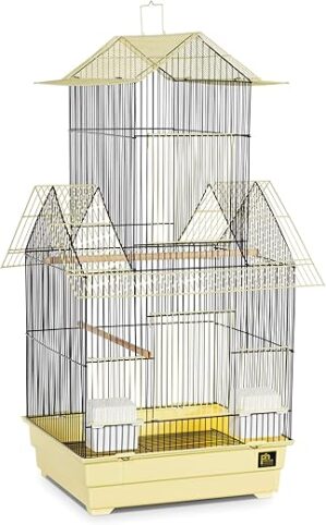 PH Prevue Hendryx Beijing Bird Cage, Yellow And Black