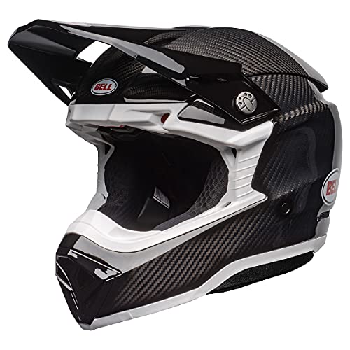 BELL Moto-10 Spherical MIPS Helmet (Gloss Black/White - X-Large) - Image 3