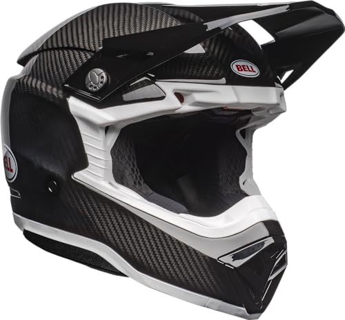 BELL Moto-10 Spherical MIPS Helmet (Gloss Black/White - X-Large) - Image 4