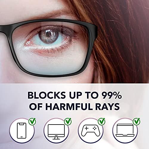 Benicci Stylish Blue Light Blocking Glasses - Image 2