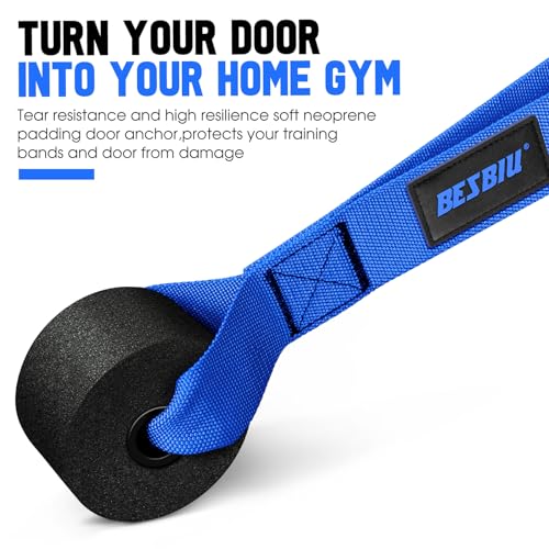 BesBiu Heavy Exercise Resistance Bands Set 300lbs - Image 4