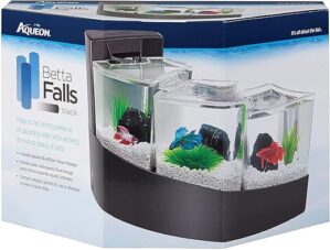 Aqueon Betta Falls 3 Section Aquarium Tank