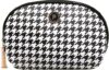 Profusion Cosmetics Beverly Hills Makeup Bag, Houndstooth Elegance