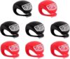 Awpeye Bicycle Light Set: 4 Headlights, 4 Taillights