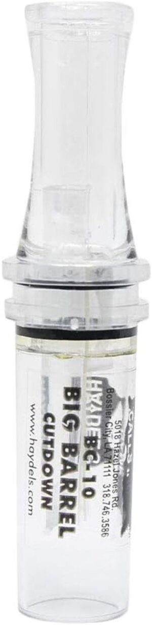 Haydel's Game Calls Big Barrelled Cutdown Mallard Duck Call