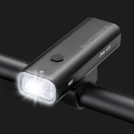 ROCKBROS Bike Head Light High Lumens Rechargeable