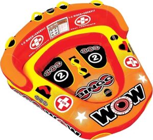 WOW Sports Bingo Cockpit 2 Person Towable Tube