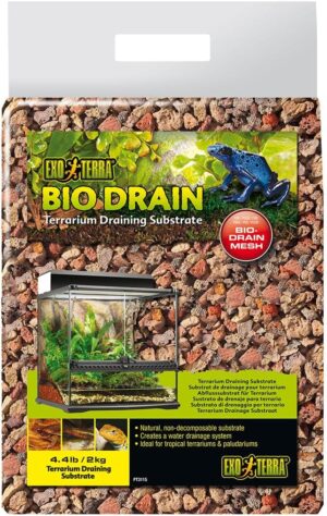 Exo Terra BioDrain Terrarium Substrate, 4.4-Pound