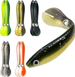 Flying Banana Bionic Soft Plastic Fishing Lures – 10 PCS