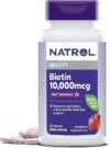 Natrol Biotin 10000mcg Dietary Supplement Tablets