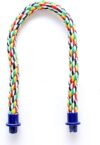 Penn-Plax Bird Life Multicolored Flexible Rope Perch 21”