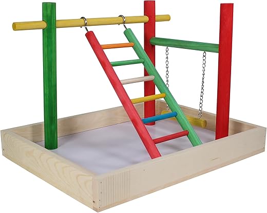Penn-Plax Bird Life Wooden Playpen - XXL Size