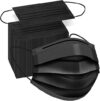 SRHMX Black 3 Layer Disposable Face Masks
