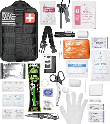 Simpleone Black Emergency First Aid Kit - 250 Piece