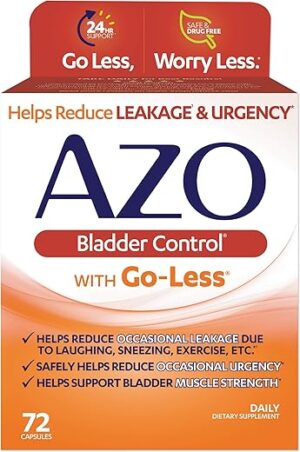 AZO Bladder Control Supplement | 72 Capsules
