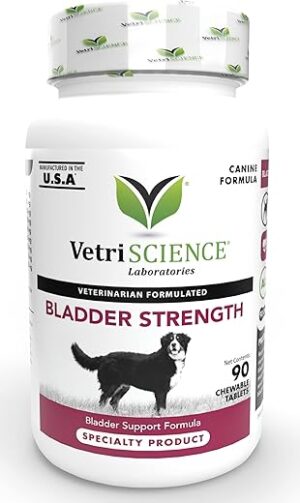 VETRISCIENCE Bladder Strength Dog UTI Treatment, 90 Tablets