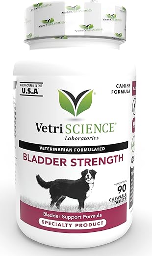 VETRISCIENCE Bladder Strength Dog UTI Treatment, 90 Tablets