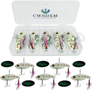 CWSDXM Blade Baits, 12g Metal VIB Swimbait