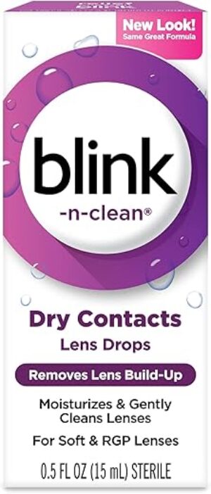 BLINK Blink-N-Clean Lens Drops, 15 ml (Pack of 2)
