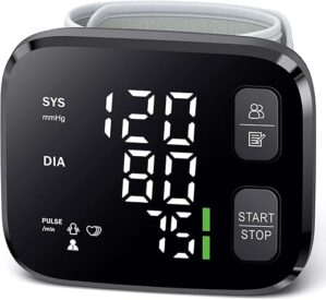 PEAKME Blood Pressure Monitor LED Display Wrist Cuff