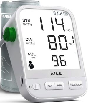 AILE Blood Pressure Monitor With Large LCD Screen
