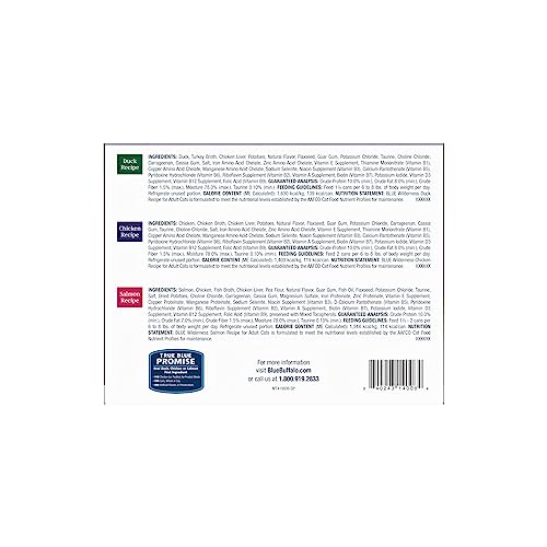 Blue Buffalo High Protein Adult Wet Cat Food Variety Pack - Image 2