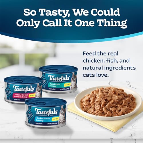Blue Buffalo Tastefuls Flaked Wet Cat Food Variety Pack, 3-oz. Cans - Image 3