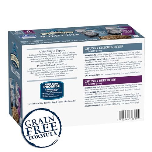 Blue Buffalo Wilderness Trail Toppers Wet Dog Food Variety Pack - Image 2