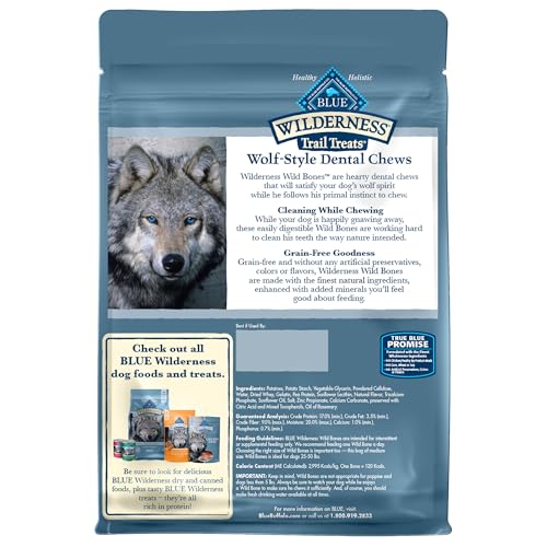 Blue Buffalo Wilderness Wild Bones Dental Chews, Medium - Image 2