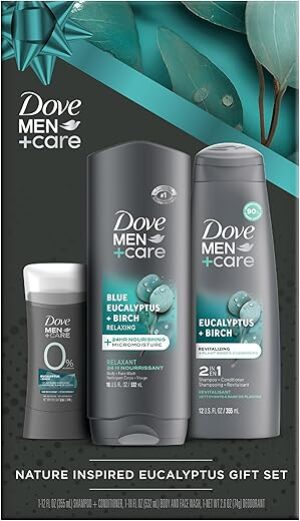 Dove Blue Eucalyptus + Birch 3 Piece Set