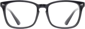 TIJN Blue Light Blocking Clear Frame Glasses
