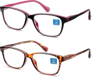 K KENZHOU Blue Light Blocking Computer Glasses (C2, C4)