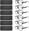 BLS BLUES Blue Light Blocking Fashion Readers, 6-Pack