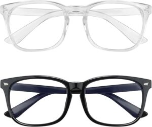Yekepal Blue Light Blocking Glasses, 2 Pack