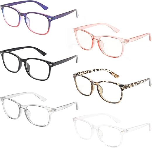 MIGSIR Blue Light Blocking Glasses 6 Pack