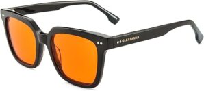 GLEASANNA Blue Light Blocking Glasses for Men Women