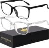 hunsquer Blue Light Blocking Glasses Men Women