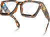 VISOONE Blue Light Blocking Glasses Rectangle Chic RIVER