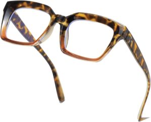 aisswzber Blue Light Blocking Glasses Thick Frame 2105