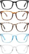 CCVOO Blue Light Blocking Reading Glasses Pack