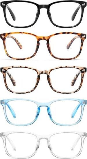 CCVOO Blue Light Blocking Reading Glasses Pack