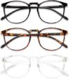 Przene Blue Light Blocking Retro Round Glasses